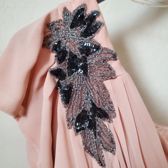 Lipsy London One Shoulder Beaded Details Dress - Picture 6 of 16